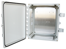 NEMA 4X Large Fiberglass Hinged Cover Enclosure